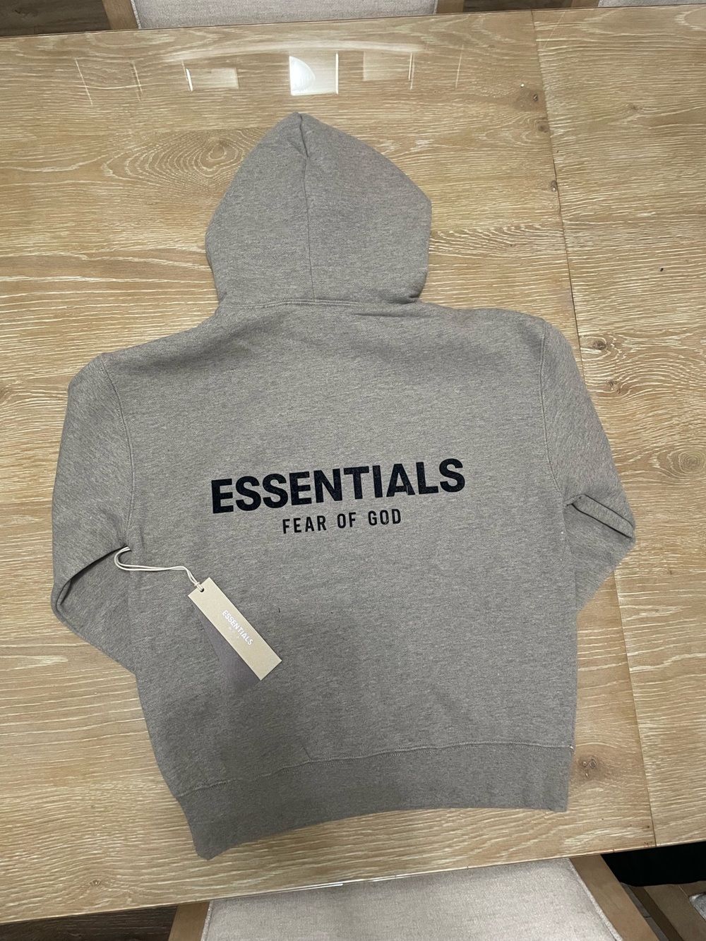 Fear of God Men’s Dark Oatmeal Hoodie - Picture 5 of 6